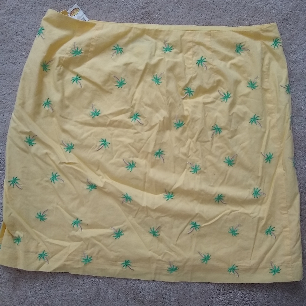 New with tags talbots size 18 tropical skirt